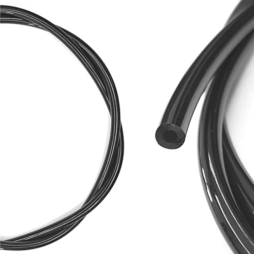 cyclingcolors durite essence 2mm intérieur x 3.5mm x 1m silicone noire tondeuse tracteur débroussailleuse tronçonneuse coupe bordure souffleur taille haie thermique tuyau carburant