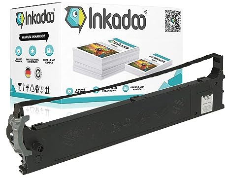 Inkadoo Farbband für Oki 43821103 / 5100, Schwarz Microline 5100 Series Microline 5100 FB ML 5100 Series Microline 5100