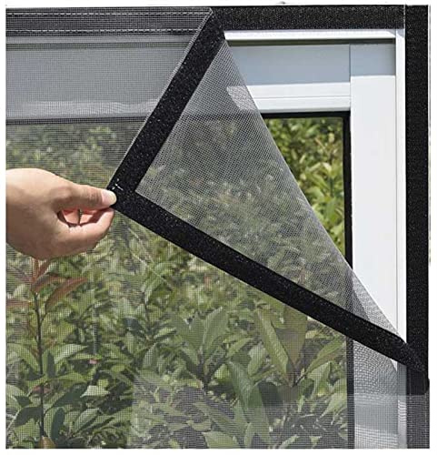 GZGLZDQ Filet de Protection pour Chat, Moustiquaire Autocollant pour Fenêtres, Maille Ajustable pour Insectes, Transparente