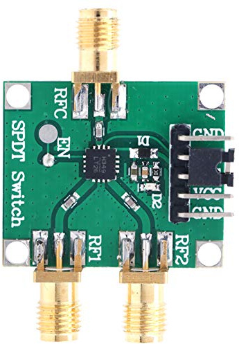 Natudeco Switch Module Switch Board Single Pole Double Throw SMA Interface Switch Board 50Ohms Input Output Impedance Radio Frequency Switch Replacement (HMC849)