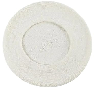 Dcvmvmn Modische Baskenmütze für Damen, Sommer, Frühling, Baumwolle, atmungsaktiv, gestrickt, Barett, Malermütze, lässig