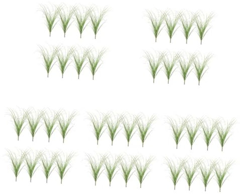 IMIKEYA 40pcs Fake Grass Simulation Plant Decor Home Decor Artificial Greenery for Bedroom