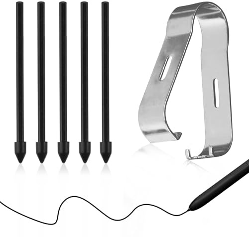 Original Ersatzspitzen für Samsung S Pen, 5 Stück Stift Stylus Spitze Kit | Berühren Tips Nibs mit Pinzettenwerkzeug Ersatz Touch Stylus Tips für Galaxy Tab S9/S8/S7/S6 Lite/S6/Note20/Note10/S22U/S23U