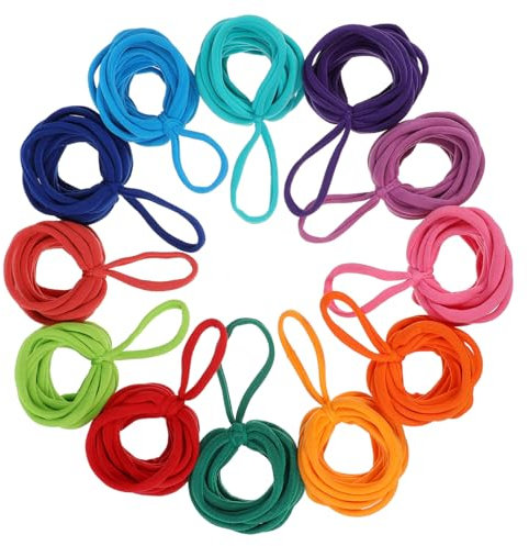 ibasenice 192stücke Elastische Webbänder Für Loom Webrahmen Nachfüllpackung Mit Farben Für Selbstgemacht Bastelprojekte Und Kreative Handarbeiten