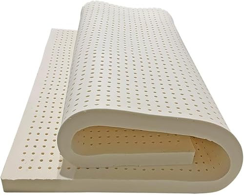 100% Natur-Latex Matratze,Kompression Und Keine Verformung, Wabenporenbelüftung, Weich Und Bequem,Naturkautschuk Matratze,7.5cm,110x200cm(43x79in)