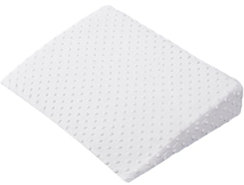 Gcroet Baby kilkudde för nyfödda 45 x 43 x 8,9 cm ergonomisk lutning dragkedja anti-återflöde nyfödd kudde baby nödvändigheter för flaskmatning, sömn, amning.