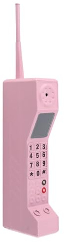 Yosoo Health Gear Retro Brick Phone Model Vintage 80s 90s Cellphone Replica for Home Office Desk Decor, Themed Party Supplies, Film Photo Prop, Collectible Gift for Men (Pink)