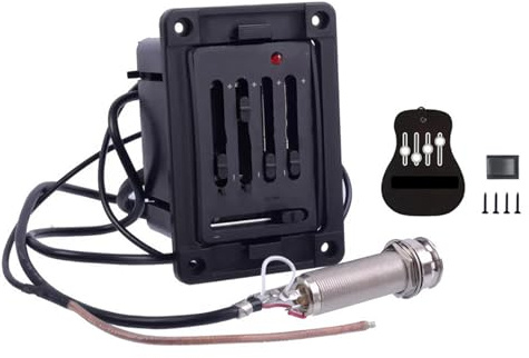 Aktiver Onboard Vorverstärker Geeignet Für Akustikgitarren Mit 90-Stunden Tuner Und 5-Band Systemen Akustikgitarren Tuner Und Tonabnehmer Set