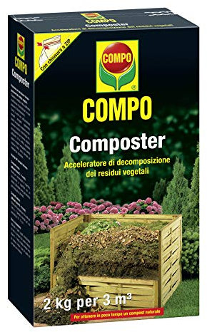 COMPO Composter, Acceleratore di decomposizione dei residui vegetali, 2 kg