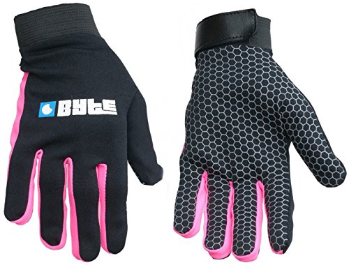 BYTE SNUG FIT SKIN HOCKEY GLOVE BLACK PINK
