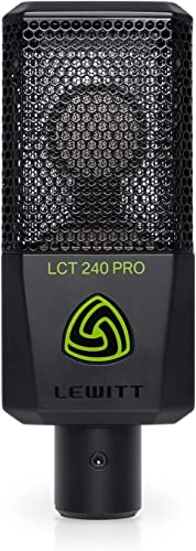LCT 240 PRO - XLR-Kondensatormikrofon für Gesang, Instrumente, Podcasting & Streaming - professioneller Sound - Inklusive Mikrofonhalterung, Windschutz & Transporttasche