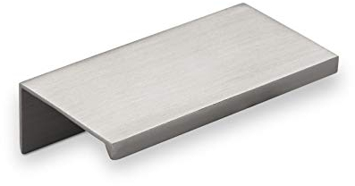 SOTECH 5er Set Alu Möbelgriff SEARL 70 mm Edelstahloptik Griff-Profilleiste Schubladengriff Küchengriff