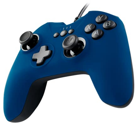 Nacon Manette de jeu Bleu 2 moteurs de vibrations pour PC GC-100XF