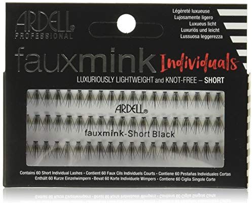 Ardell Faux Mink Individuals False Lashes, Short, Black
