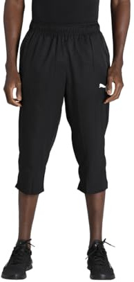 Puma PUMHB|#Puma Active Woven 3/4 Pants Pantaloni Tuta, Uomo, Puma Black, M
