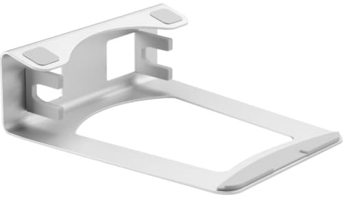 StarTech Laptop Stand, Aluminium, Silver, Angled Notebook Holder | 2-in-1 Laptop Riser Stand or Vertical Stand, Ideal for Ultrabooks & MacBook Pro/Air, LTSTND2IN1