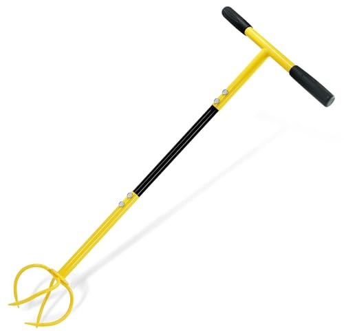 Byhagern Manual Twist Tiller, Efficient Tiller for Gardening, Efficient Soil Cultivation, Garden Bed Tiller, Premium Handheld Garden Tool
