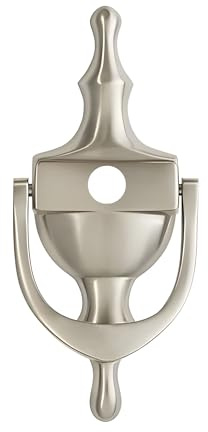UAP Victorian Urn 6 Inch Stainless Steel Traditional Door Knocker for Front Door Hardware with Bolt Through Fixings in Annodised Silver Finish