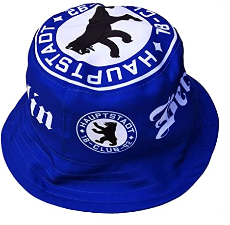 Generisch Berlin Sonnenhut 2.0, Berlin Fischerhut, Berlin Anglerhut, Berlin Army Hut, Blau