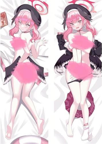 RuiHao Anime Kissenbezug Manga Kissenhülle Für Anime Girl,Anime Pillowcase Digitaler Doppelseitiger Druck Kissenbezug,Seitenschläferkissen Bezug,Bedding Umarmungskissen Bezu,Shortplush-120 x 40 cm