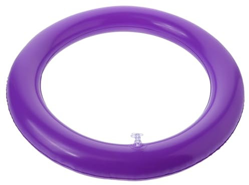 PAMINGONO Sitzball Yoga-ballbasis Basis Für Gymnastikbälle Yogaballhalter Gymnastikballstuhl Aufblasbare Ballbasis Unterstützung Für Yoga-bälle Basis Für Fitnessbälle Yoga-Ball-Stuhl Violett PVC