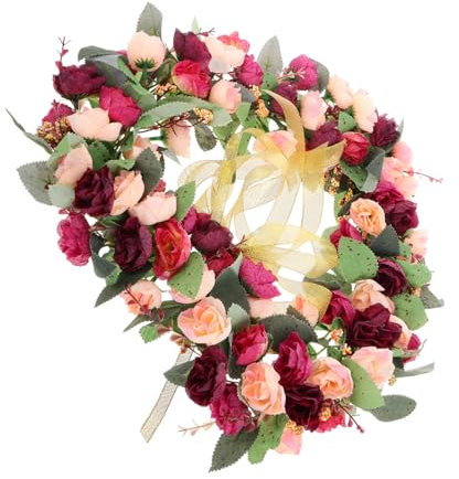 Generico Ghirlanda Decorativa Adornare Della Porta Di San Ghirlande Per Interni Arredamento Dell'arco Di Nozze Del Cimitero Fiore Del Cuore Accessori in Plastica