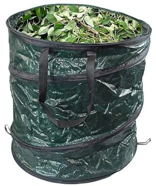 Garden Mile 120L Pop Up Garden Waste Bag Heavy Duty Reusable Spring Loaded
