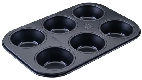 Dr. Oetker Classic Muffinform 6er – Hochwertiges Muffinblech aus Stahlblech, PFAS-frei & Antihaftbeschichtet, Hitzebeständigkeit bis 230°C – Made in Germany