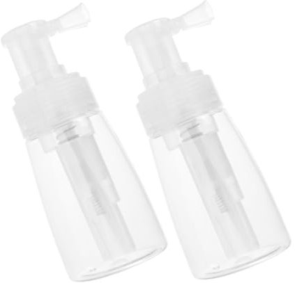 MAGICLULU 2pcs Refillable Powder Spray Bottle 180ml Pp Pet Empty Spray Bottle for Root Touch-up Powders and Glitter