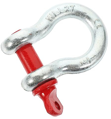 Hemobllo Grillete Galvanizado Alta Resistencia Toneladas Pasador Tornillo para Elevación y Carga Pesada de Alta Resistencia Anticorrosivo y Duradero Uso Industrial y
