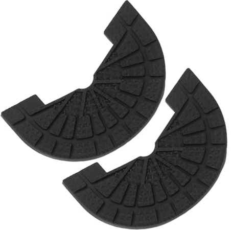 Homoyoyo Semelles de Réparation Antidérapantes Caoutchouc pour Talons Coussinets Durables pour Chaussures de Sport Protection et Remplacement pour Baskets Noire