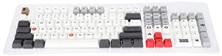 CEMTUKLBP 108 PCS Custom Keycaps Set, Retro Game Style PBT Keycaps, Durable Oil Coating, Universal Compatibility for Mechanical Keyboards, Easy to Install Decorative Keyboard Acces