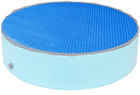 Copertura Solare Per Piscina Interrata – Strato Circolare Da 8 Piedi, Tessuto PE, Foglio Isolante Resistente All'acqua Durevole Con Assorbimento Del Calore Solare | Coperta Isolante Per Piscina Per Ho