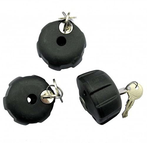 Peruzzo 365/3 Manopola di Bloccaggio con Chiave per Portabici