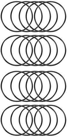 sourcing map 20 Stück O Ring Dichtungsringe 39 mm AD 36 mm ID 1,5 mm | Gummidichtung, Nitrilgummi NBR, Unterlegscheibe Dichtungssatz, Für Dichtungselemente Hahnanschluss Reparatur Auto