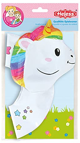Heless 6601 - Schwimmring für Puppen Einhorn Henri, Größe 28-35 cm, für Badespaß im Pool, im See und der Badewanne