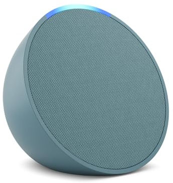 Certified Refurbished Echo Pop | Full sound compact Wi-Fi and Bluetooth smart speaker with Alexa | Midnight Teal