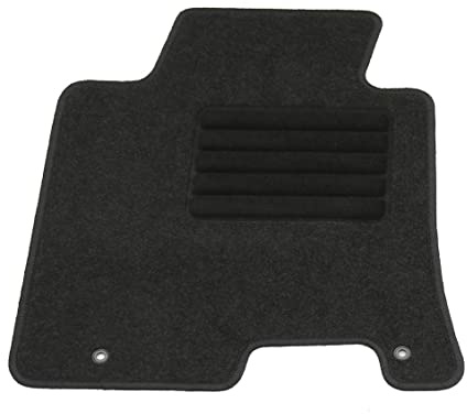 AD Tuning Fußmatte für Hyundai i30 GD GDH (03/2012-03/2015) | Fahrerfußmatte vorne links, Textil, 100 % passgenau, Schwarz, Randkettelung,