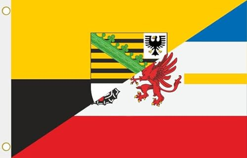 U24 Flagge Fahne Sachsen-Anhalt-Mecklenburg-Vorpommern 90 x 150 cm