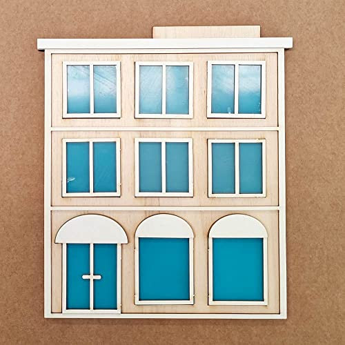 KORA projects – Shaker para Scrapbooking - Edificio ancho