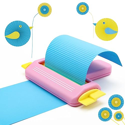 Crimpadora de papel para manualidades, herramienta de crimpadora de papel Pletpet con forma de onda, herramienta de crimpadora de papel, herramienta de bricolaje para manualidades, tarjetas de arte y