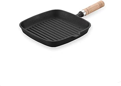 Sartén para Carne Sartén de bistec de Hierro Fundido for freír bistec doméstico