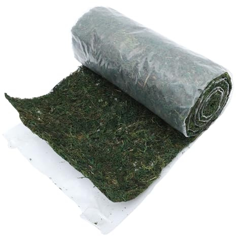 Parliky Artificial Moss Pad Green Water-resistant and Heat-resistant Simulation Moss for Garden Landscaping and Window Decoration, Realistic and Visually Appealing Micro Style