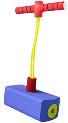 Ronyme Schaumstoff-Pogo-Bouncer, Pogo-Stick, Sprungbrett, Gleichgewichtstraining, Springspielzeug, Hüpfspielzeug für Jungen und Mädchen, Outdoor/Indoor, Blau