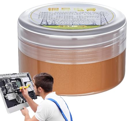 Aizuoni Elektrofett, Dielektrisches Fett Elektrik, 30g Leitpaste Hochtemperaturfett - Leitfähige Paste Mit Starker Haftung, Mehrzweck-Verbundpaste Für Automobil, Elektronik, Bauwesen