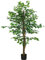 HOMCOM Pianta Finta di Ficus 150 cm con 882 Foglie, Pianta Artificiale da Esterno e Interno, Vaso Incluso, Verde