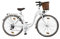 BERLIN BIKE Bella Bike Cityrad 6 Gang Shimano Schaltwerk, Kettenschaltung, 28 Zoll stilvolles Hollandrad, klassisch-Elegantes Vintage Damenfahrrad, mit Korb