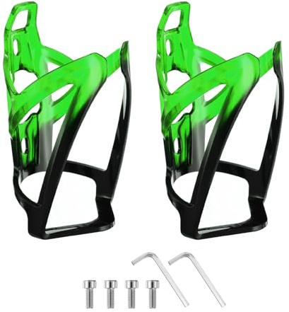 sourcing map Bike Water Bottle Holder PC Universal Bicycle Bottle Cages Ultralight Cycling Hydration Brackets with Screws for Gravel