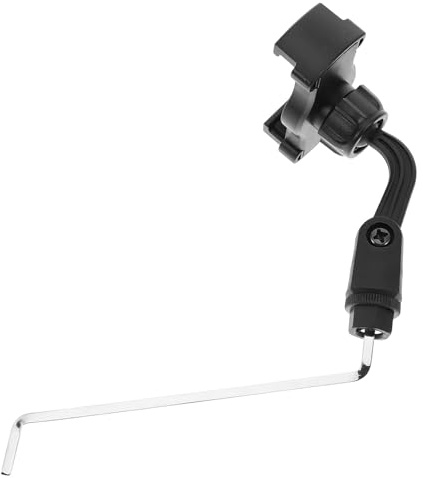 HEMOTON Saxophon Halterung Clip 7.09 Zoll Notenständer | Altsaxophon Mit Telefonhalterung Musikständer Zubehör Für Märsche Und Übung
