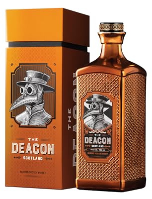 THE DEACON Blended Scotch Whisky in edler Geschenk-Box, mit Orangen-Note & kräftiger Würze, Geschenk-Set, Whiskey aus Schottland, 40% Vol, 700ml